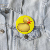 Badge Rond 7,6 Cm Canard en caoutchouc (En situation)