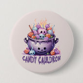 Badge Rond 7,6 Cm Candy Cault (Devant)