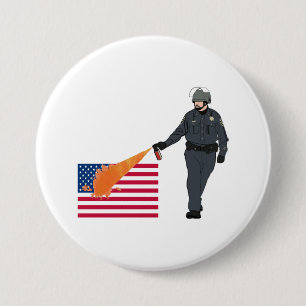 Badge Rond 7,6 Cm Cannette de fil décontractée de spray au poivre