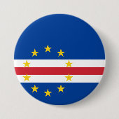 Badge Rond 7,6 Cm Cap Verde flag (Devant)