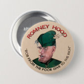 Badge Rond 7,6 Cm Capot 2012 de Mitt Romney (Devant & derrière)
