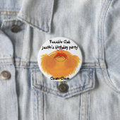 Badge Rond 7,6 Cm Caractère de dessin Fuzzy Monster (En situation)