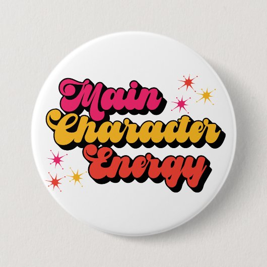 Badge Rond 7,6 Cm Caractère principal Energy Bookish (Devant)