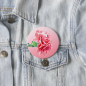 Badge Rond 7,6 Cm Carnation rose (En situation)