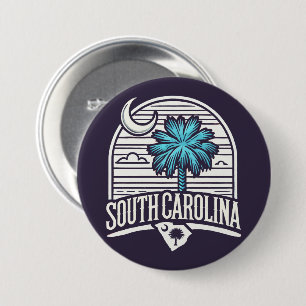 Badge Rond 7,6 Cm Caroline du Sud
