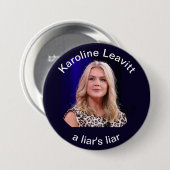 Badge Rond 7,6 Cm caroline leavitt (Devant & derrière)