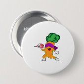 Badge Rond 7,6 Cm Carottes fléchettes (Devant & derrière)