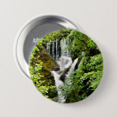 BADGE ROND 7,6 CM CASCADE (Devant & derrière)