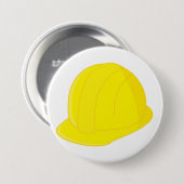 Badge Rond 7,6 Cm Casque de chantier (Devant & derrière)