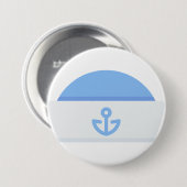 Badge Rond 7,6 Cm casquette marin (Devant & derrière)