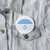 Badge Rond 7,6 Cm casquette marin (En situation)