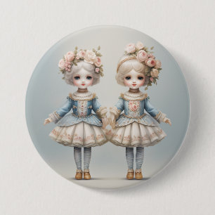 Badge Rond 7,6 Cm Casse-Noisette Mode-Rosebuds Ballet