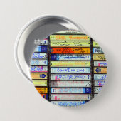 Badge Rond 7,6 Cm Cassette (Devant & derrière)