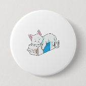 Badge Rond 7,6 Cm Cat with Milk (Devant)