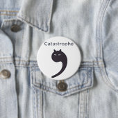 Badge Rond 7,6 Cm catastrophe (En situation)
