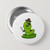 Badge Rond 7,6 Cm Caterpillar as Pirate (Devant & derrière)