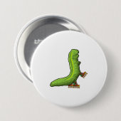 Badge Rond 7,6 Cm Caterpillar en Patinage en ligne avec Patins en li (Devant & derrière)