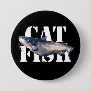 Badge Rond 7,6 Cm Catfish