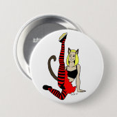 Badge Rond 7,6 Cm catgirl (Devant & derrière)