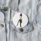 Badge Rond 7,6 Cm catgirl (En situation)