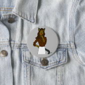 Badge Rond 7,6 Cm catgirl (En situation)
