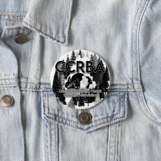 Badge Rond 7,6 Cm CCRBA Button (En situation)