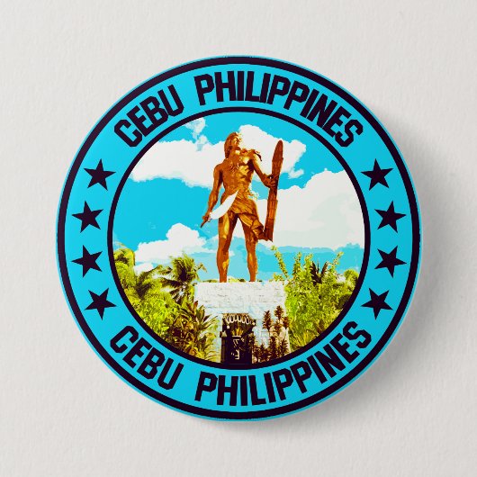 Badge Rond 7,6 Cm Cebu (Devant)