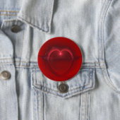Badge Rond 7,6 Cm Centre Éclairé foncé En Artwork Rouge (En situation)
