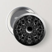 Badge Rond 7,6 Cm Céramique noir (Devant & derrière)