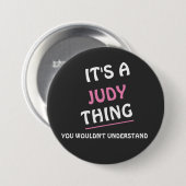 Badge Rond 7,6 Cm C'est Judy (Devant & derrière)