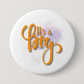 Badge Rond 7,6 Cm C'est un garçon (Devant)