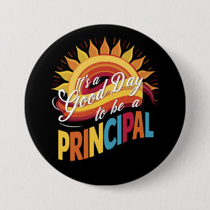 Badge Rond 7,6 Cm C'est une bonne journée pour être un directeur de