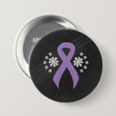 Badge Rond 7,6 Cm Chalkboard Lavender (Devant & derrière)