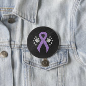 Badge Rond 7,6 Cm Chalkboard Lavender (En situation)
