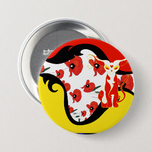 Badge Rond 7,6 Cm Chamalion