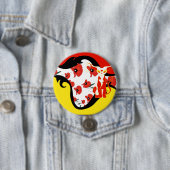 Badge Rond 7,6 Cm Chamalion (En situation)