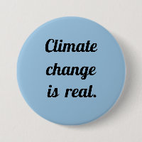 Changement climatique : Bouton bleu clair