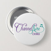 Badge Rond 7,6 Cm ChannelAire 3" bouton (Devant & derrière)