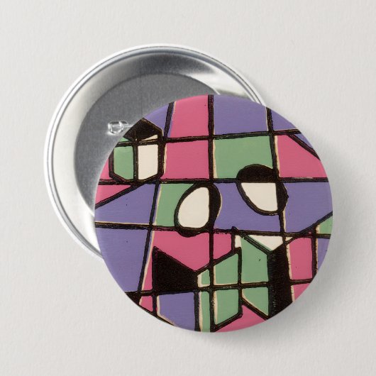 Badge Rond 7,6 Cm Chanteurs de Noël (Devant & derrière)