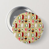 Badge Rond 7,6 Cm chapaestampadosushi (Devant & derrière)