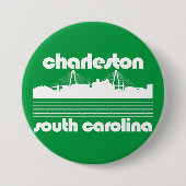 Badge Rond 7,6 Cm Charleston, Caroline du Sud (Devant)