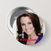 Badge Rond 7,6 Cm Châteaux de Brittney (Devant & derrière)