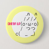 Badge Rond 7,6 Cm Cheer up Rabbit (Devant)