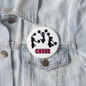 BADGE ROND 7,6 CM CHEERLEADING (En situation)