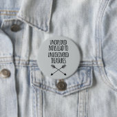 Badge Rond 7,6 Cm Chemins encore inconnus (En situation)