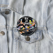 Badge Rond 7,6 Cm Chêne Fée Frosting Véritable Squad Automne (En situation)