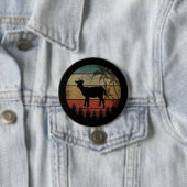Badge Rond 7,6 Cm CHÈQUE RETRO vintage (En situation)