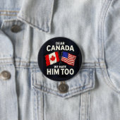 Badge Rond 7,6 Cm Cher Canada (En situation)