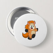 Badge Rond 7,6 Cm Cheval en costume (Devant & derrière)