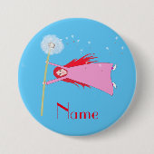 Badge Rond 7,6 Cm Cheveux roux Dandelion Girl Thunder_Cove (Devant)